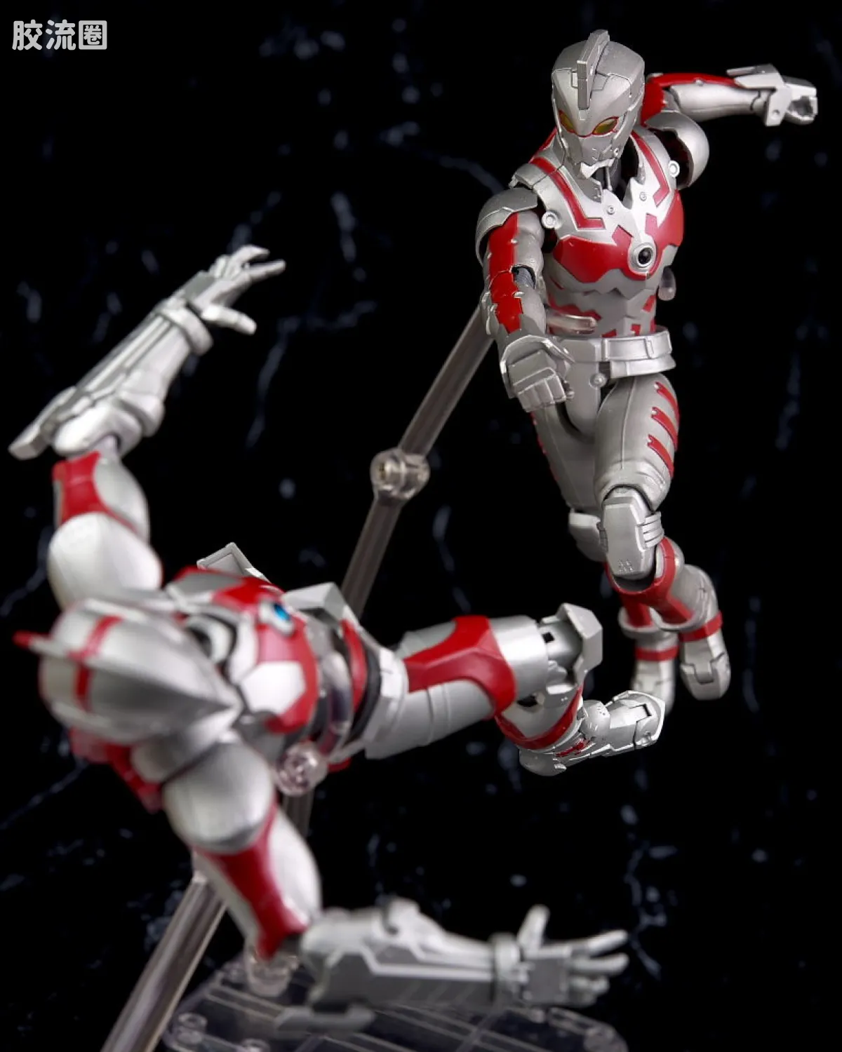ultra-act ULTRAC-ACT x S.H. Figuarts 系列 奥特曼装甲 艾斯 - 图片