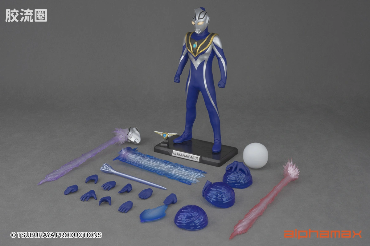 Pre-painted action figure 奥特曼系列 阿古茹奥特曼 V2 - 图片