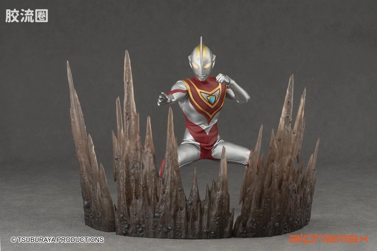 Pre-painted action figure 奥特曼系列 盖亚奥特曼V1 - 图片