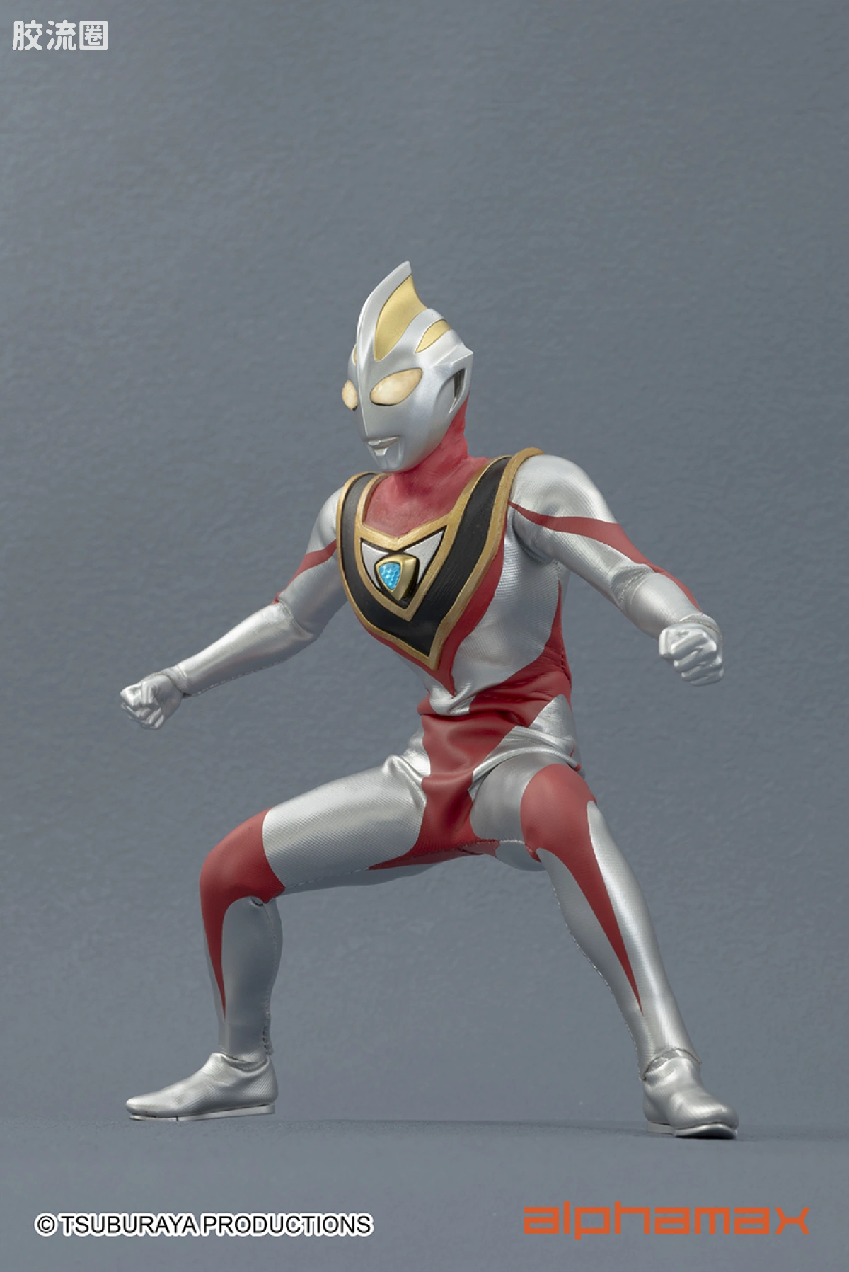 Pre-painted action figure 奥特曼系列 盖亚奥特曼 V2 - 图片