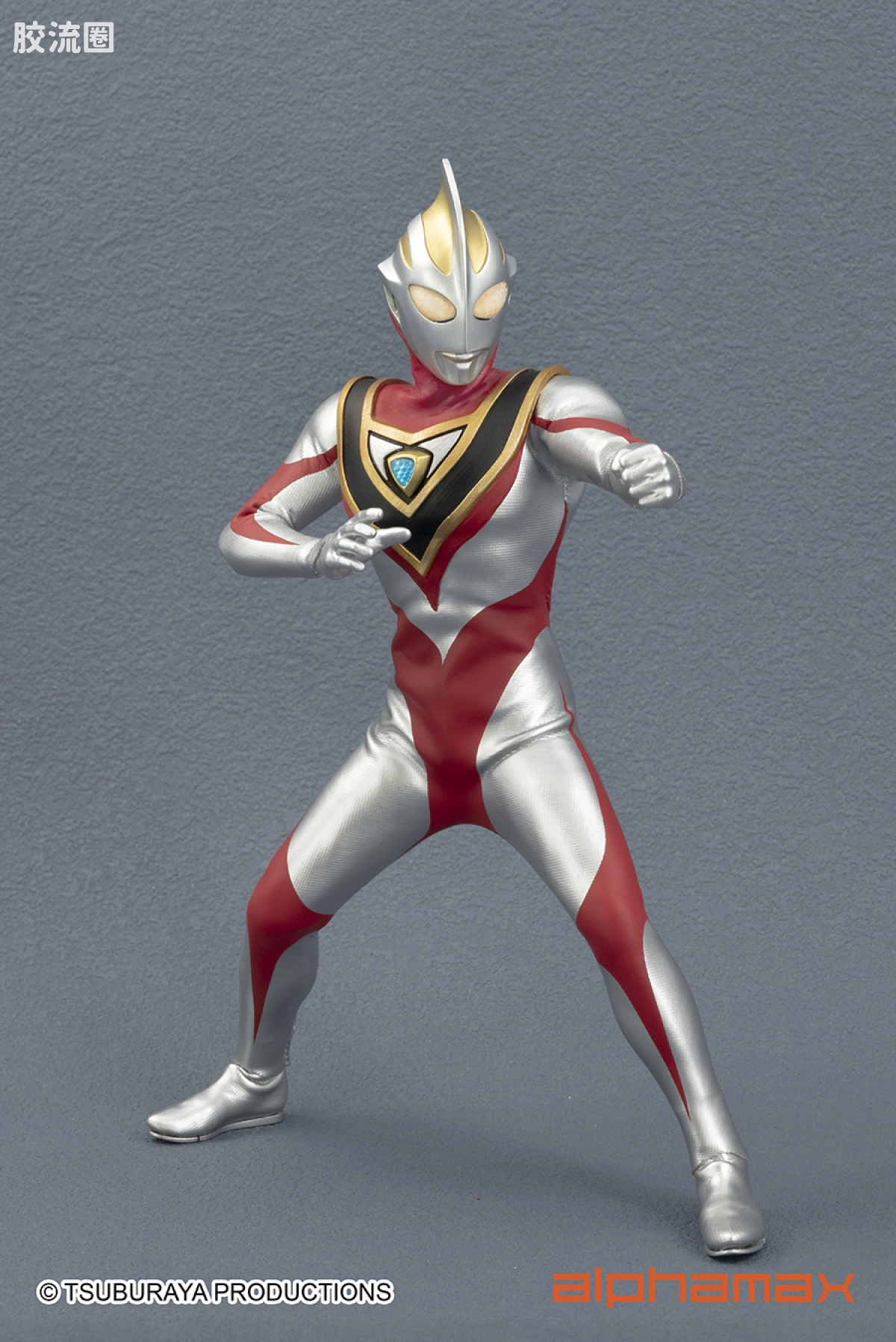 Pre-painted action figure 奥特曼系列 盖亚奥特曼 V2 - 图片