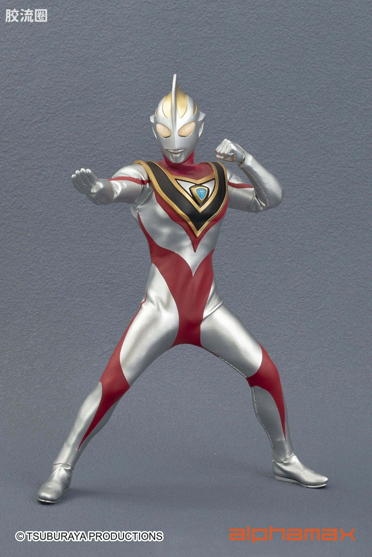 Pre-painted action figure 奥特曼系列 盖亚奥特曼 V2 - 图片