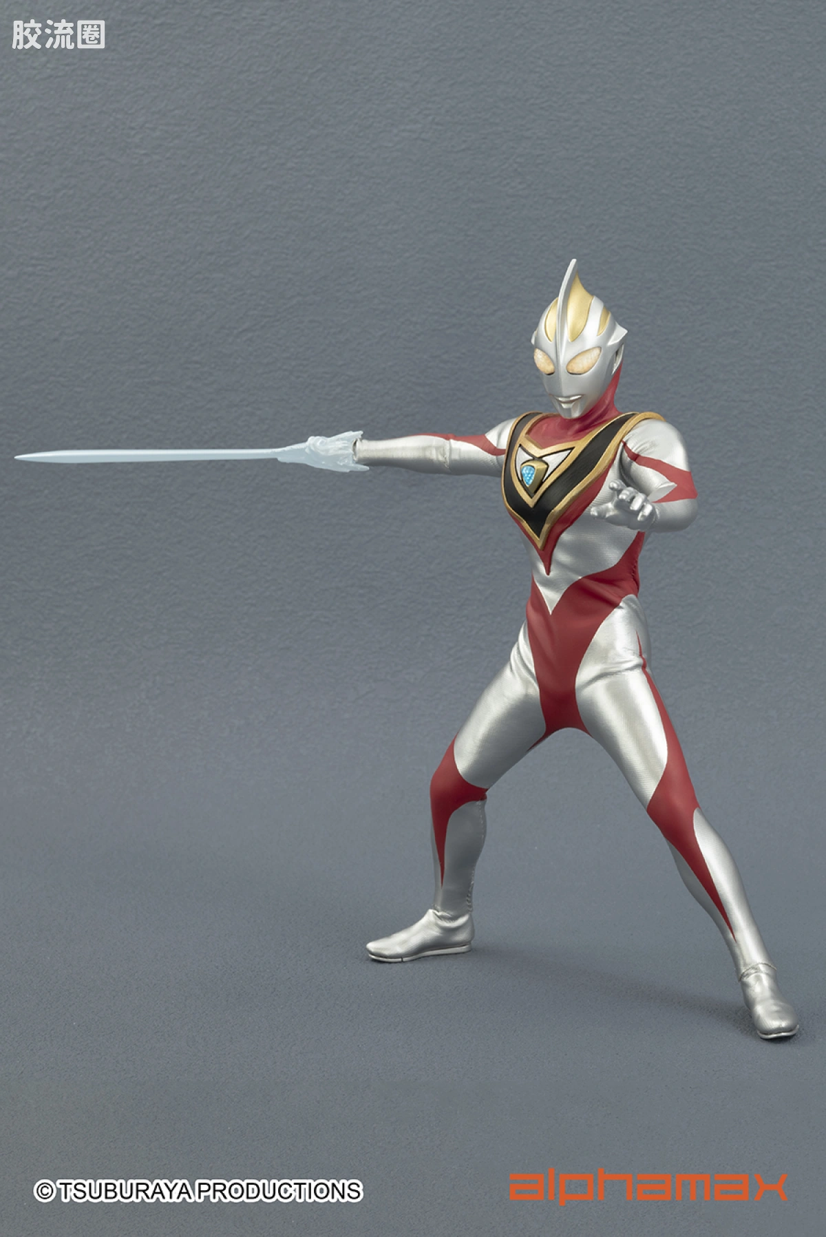 Pre-painted action figure 奥特曼系列 盖亚奥特曼 V2 - 图片