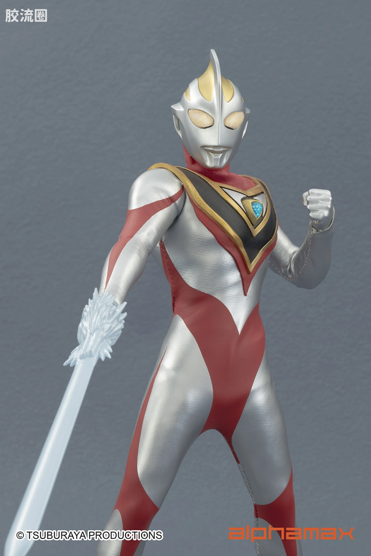 Pre-painted action figure 奥特曼系列 盖亚奥特曼 V2 - 图片