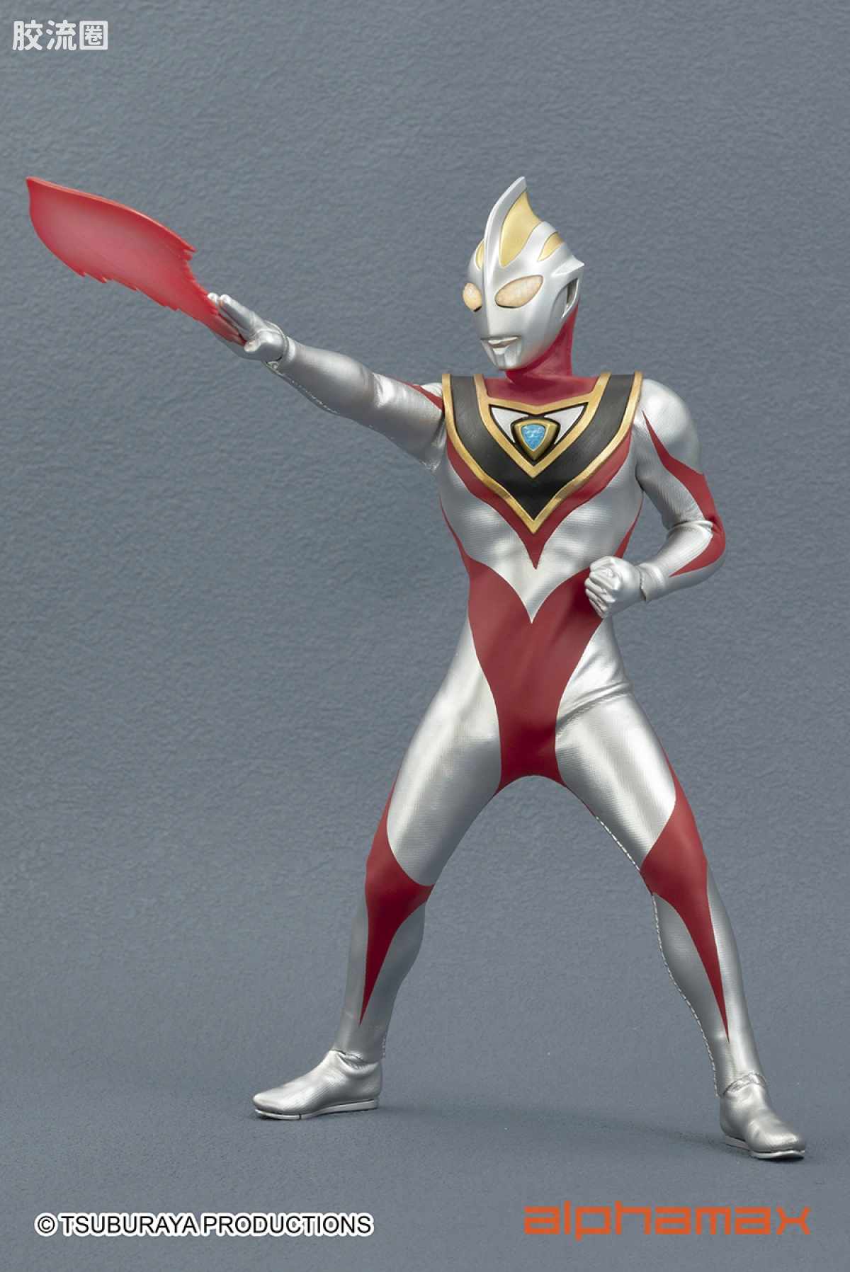 Pre-painted action figure 奥特曼系列 盖亚奥特曼 V2 - 图片