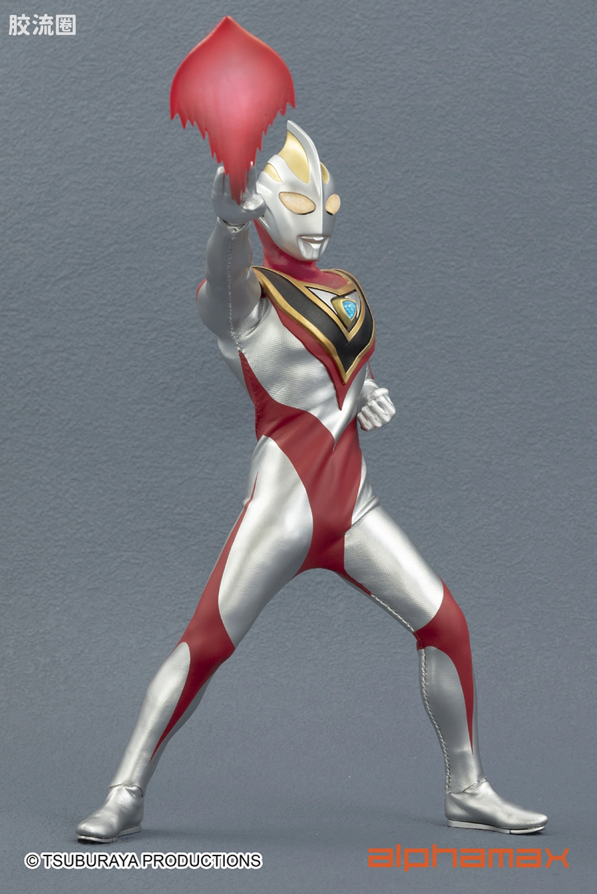 Pre-painted action figure 奥特曼系列 盖亚奥特曼 V2 - 图片