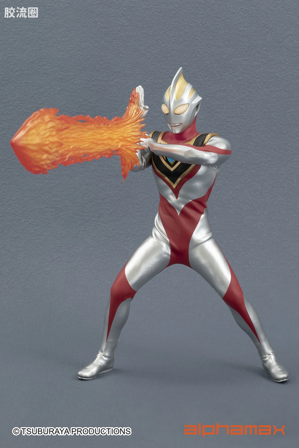 Pre-painted action figure 奥特曼系列 盖亚奥特曼 V2 - 图片