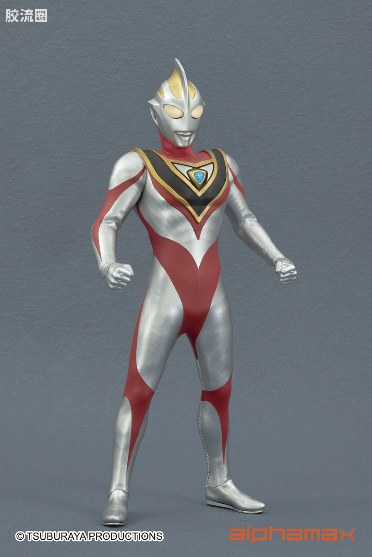 Pre-painted action figure 奥特曼系列 盖亚奥特曼 V2 - 图片