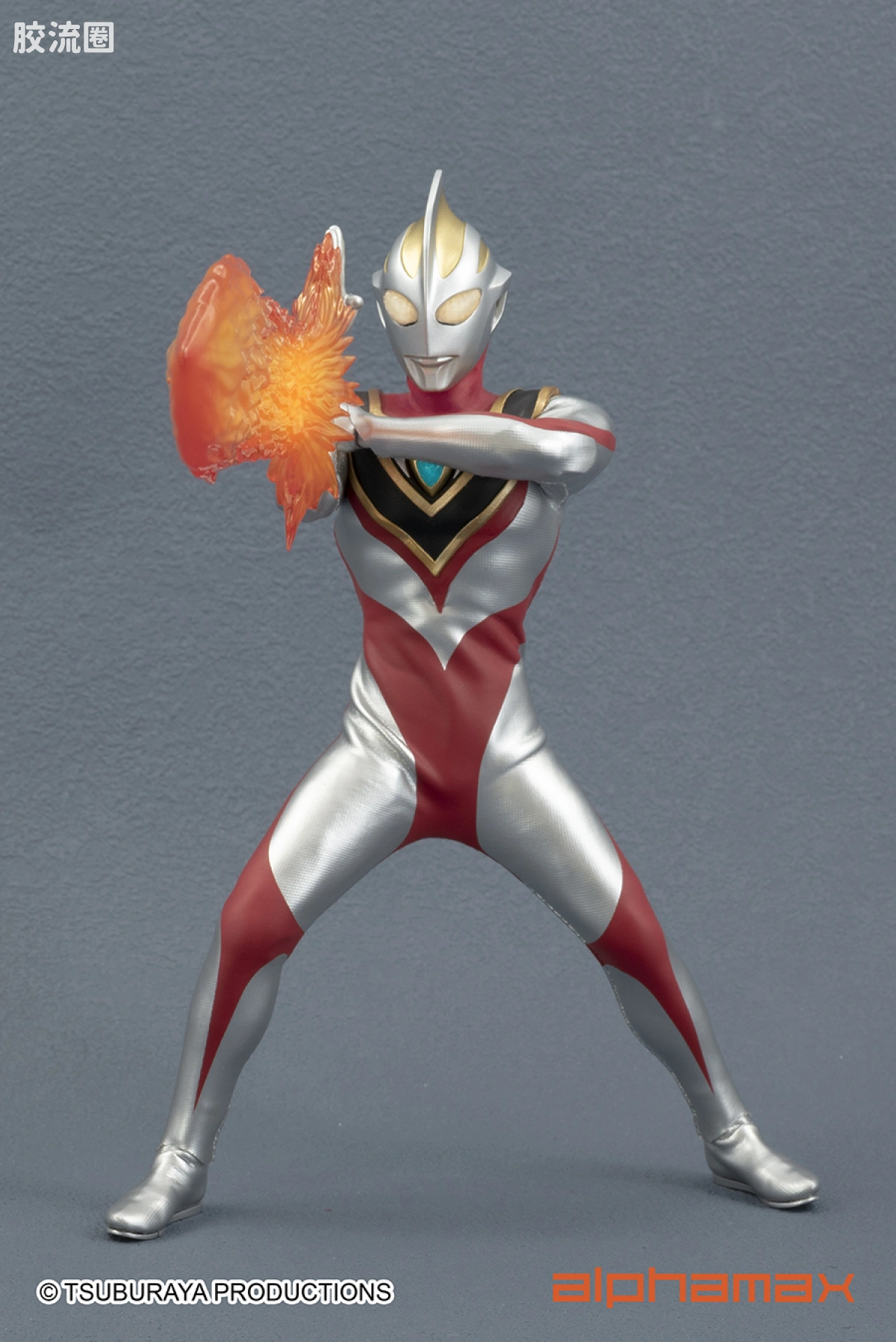Pre-painted action figure 奥特曼系列 盖亚奥特曼 V2 - 图片