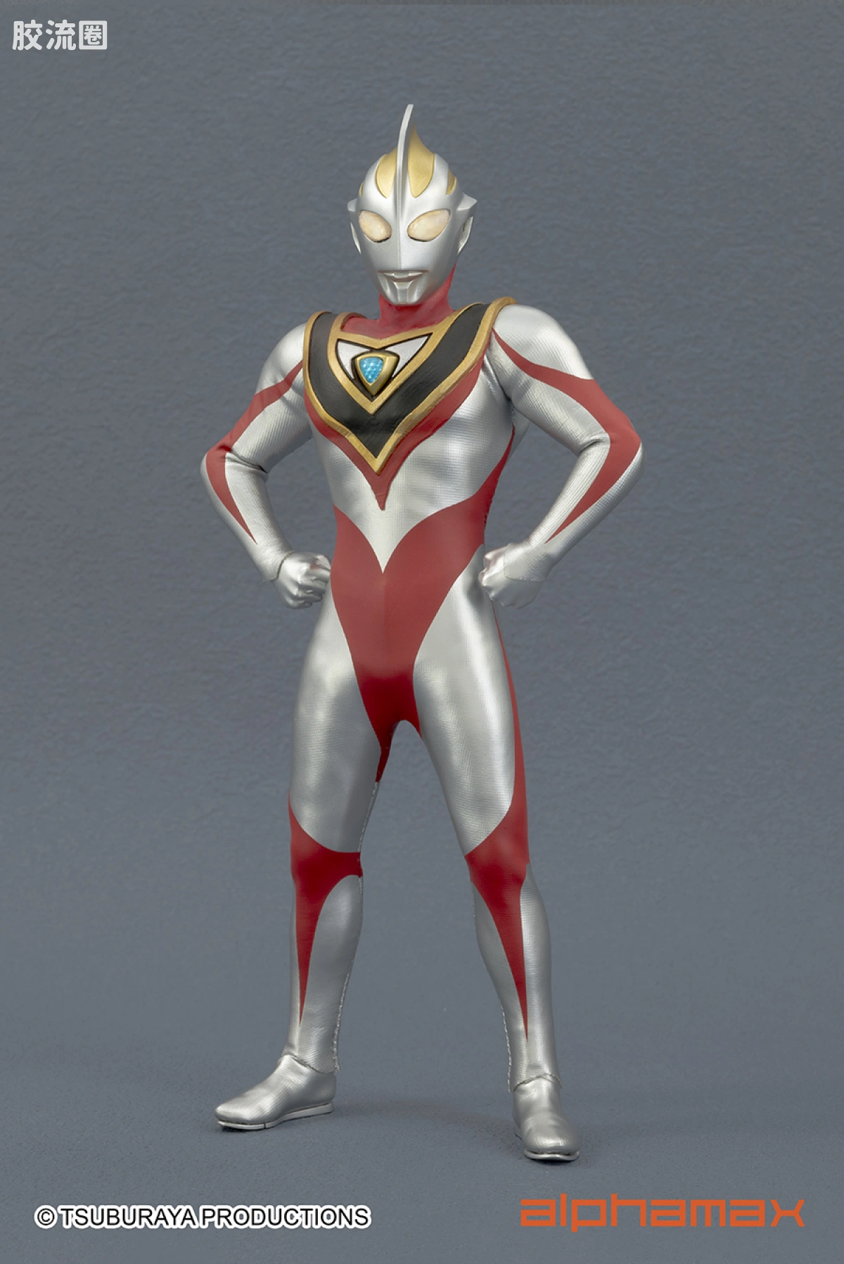 Pre-painted action figure 奥特曼系列 盖亚奥特曼 V2 - 图片