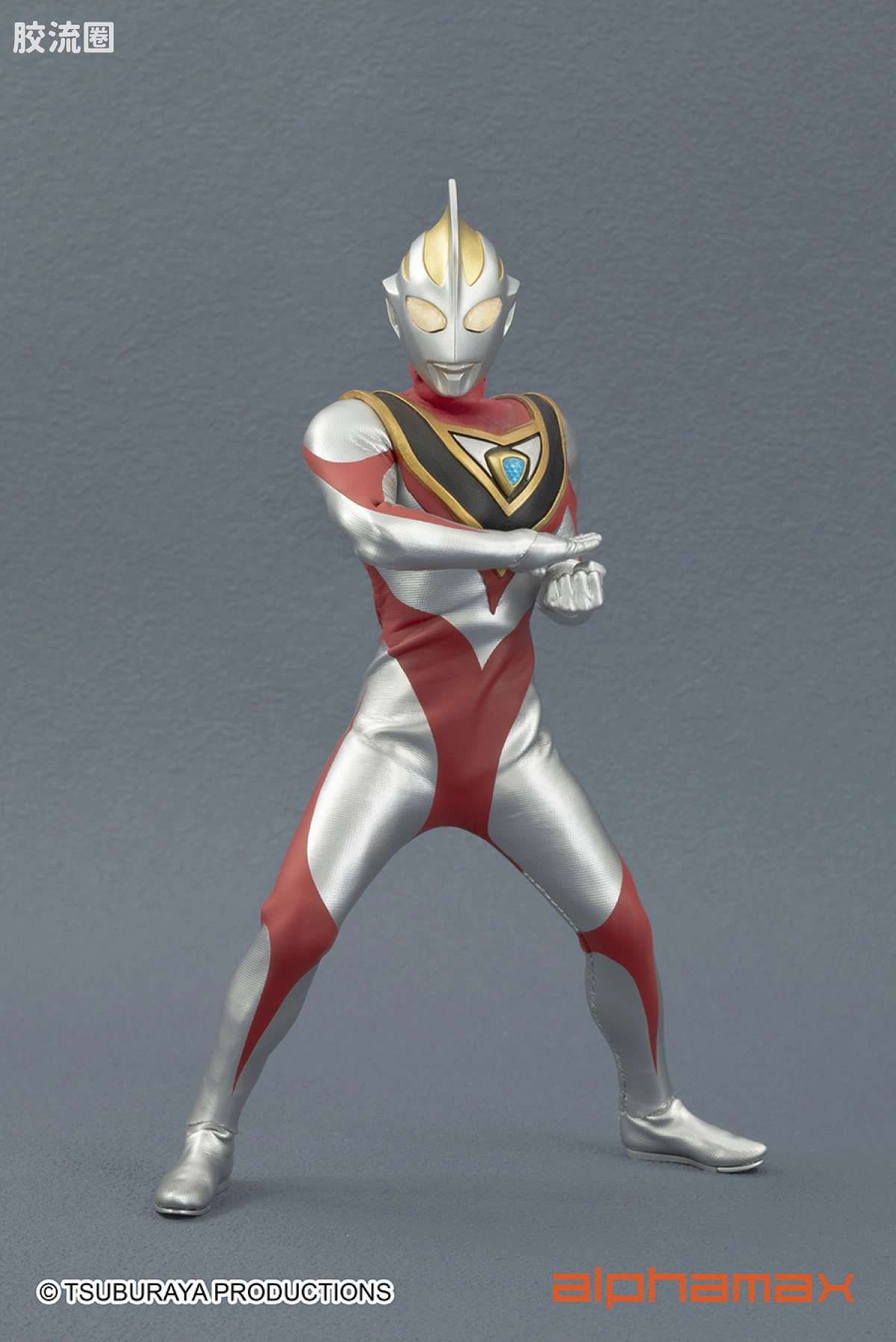 Pre-painted action figure 奥特曼系列 盖亚奥特曼 V2 - 图片