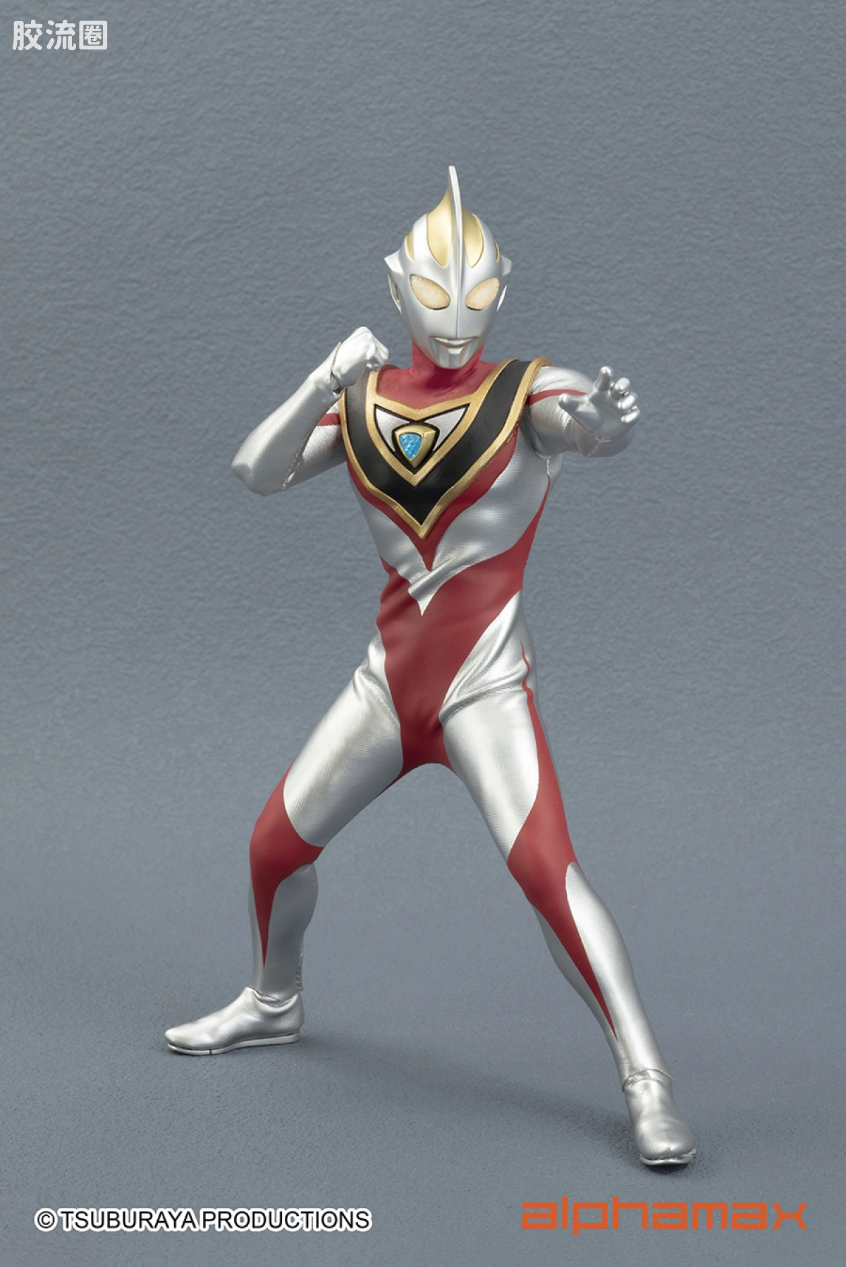 Pre-painted action figure 奥特曼系列 盖亚奥特曼 V2 - 图片