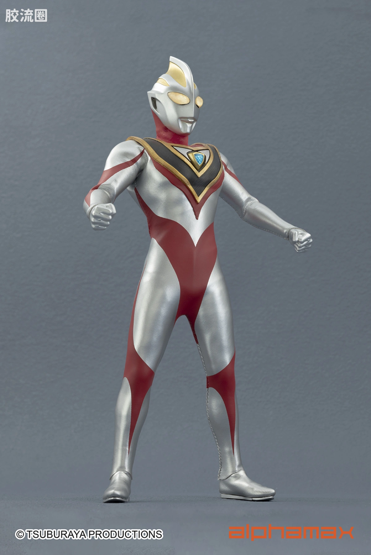 Pre-painted action figure 奥特曼系列 盖亚奥特曼 V2 - 图片
