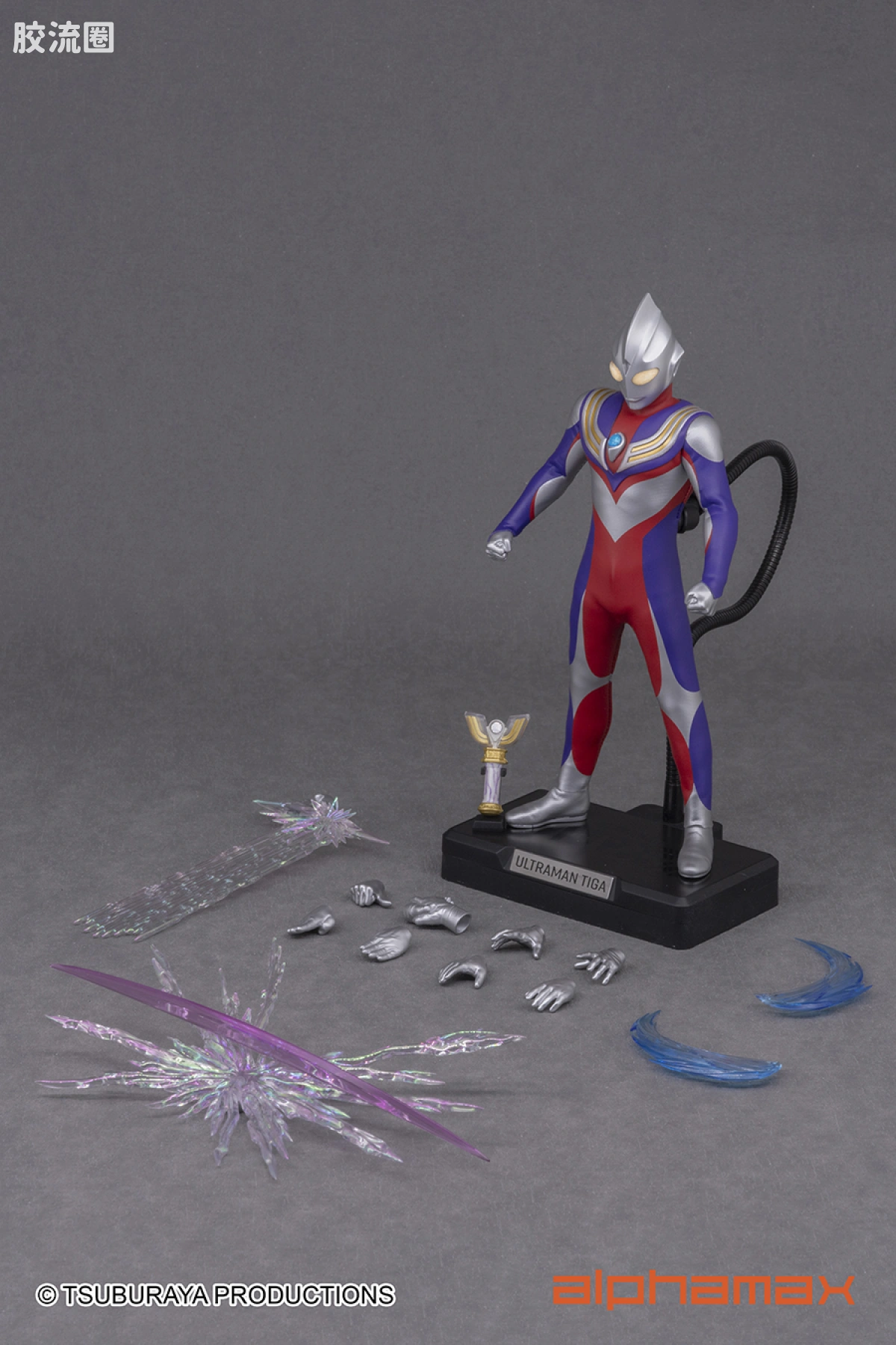 Pre-painted action figure 奥特曼系列 迪迦奥特曼 复合型2.0 - 图片