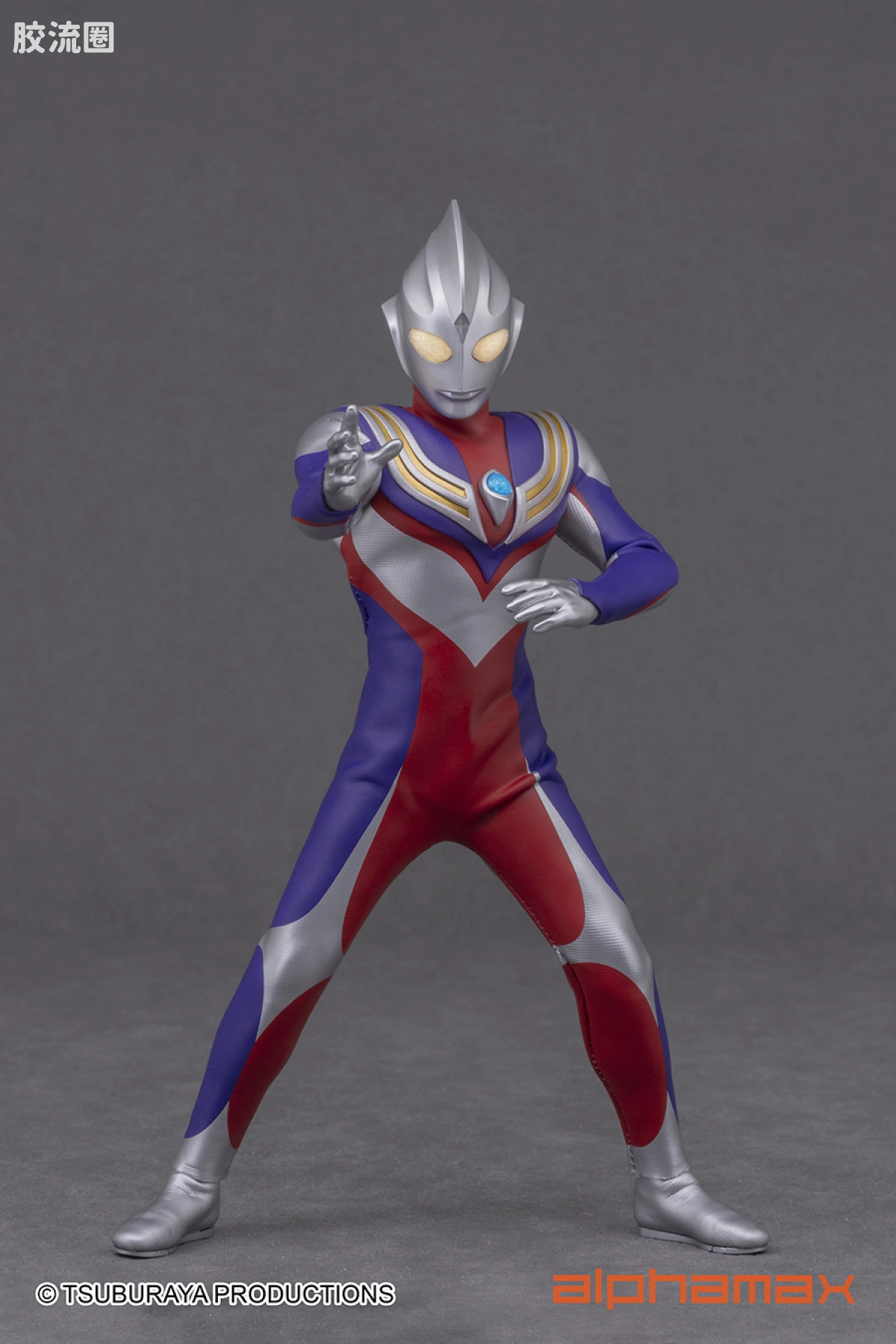 Pre-painted action figure 奥特曼系列 迪迦奥特曼 复合型2.0 - 图片