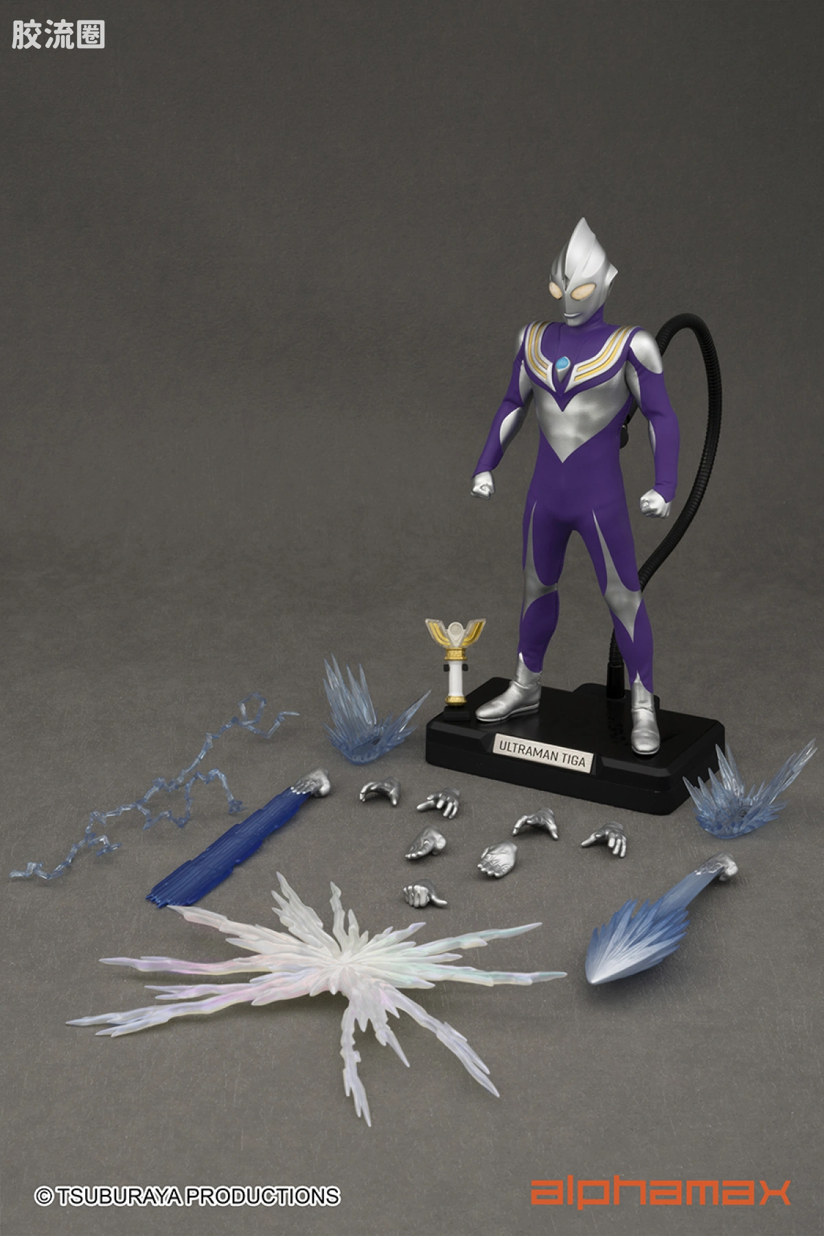 Pre-painted action figure 奥特曼系列 迪迦奥特曼 空中型 - 图片
