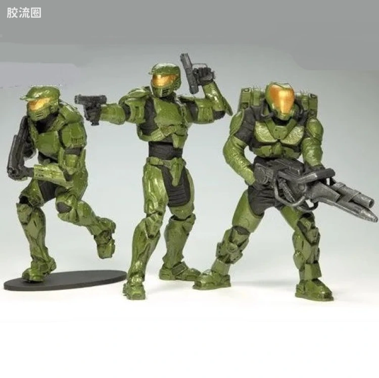 麦克法兰游戏与动画系列 光环战争 英雄典藏版 第2弹 UNSC TROOPS (Green)