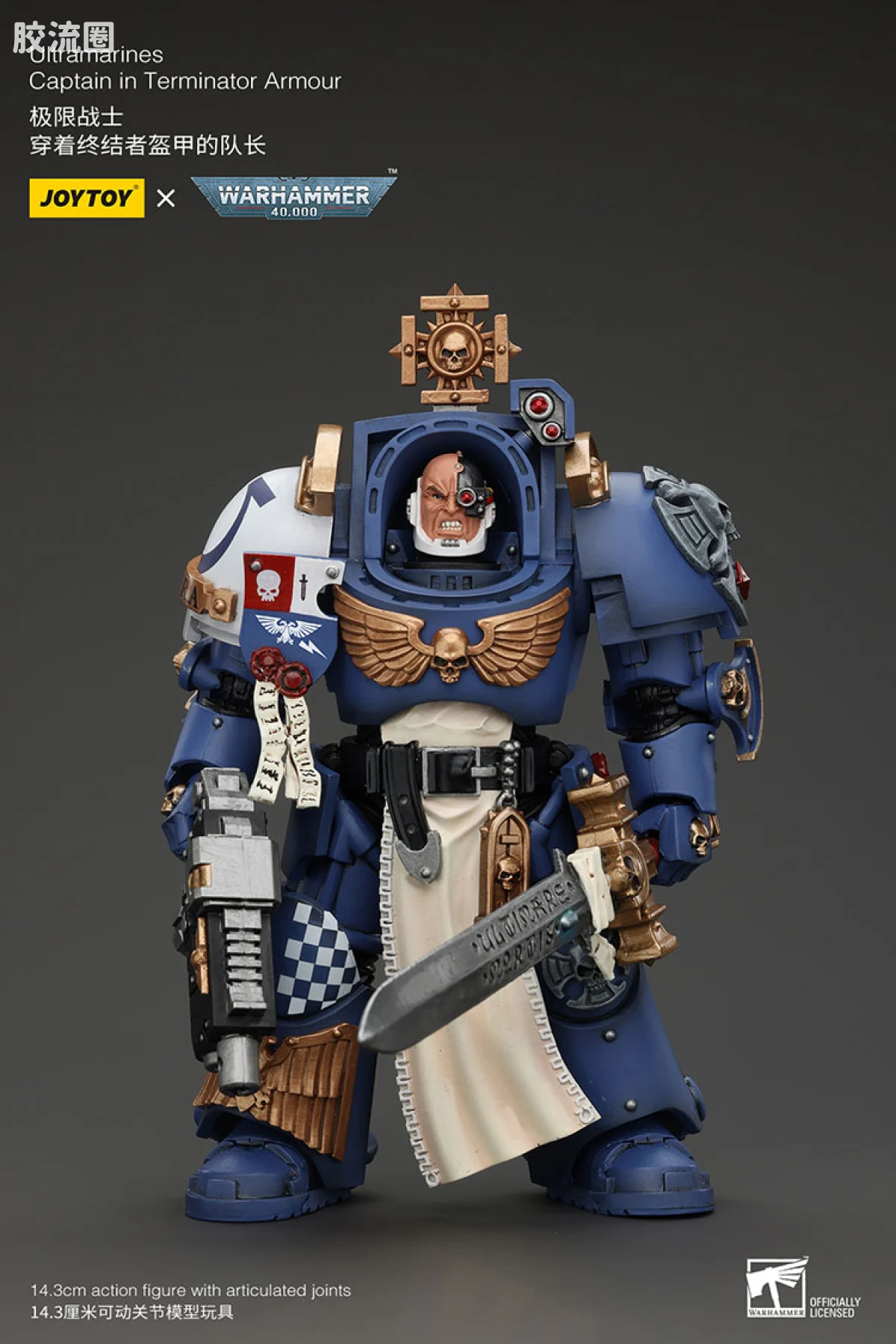 JOYTOY x 战锤40K 极限战士 战团 极限战士 终结者连长 - 图片