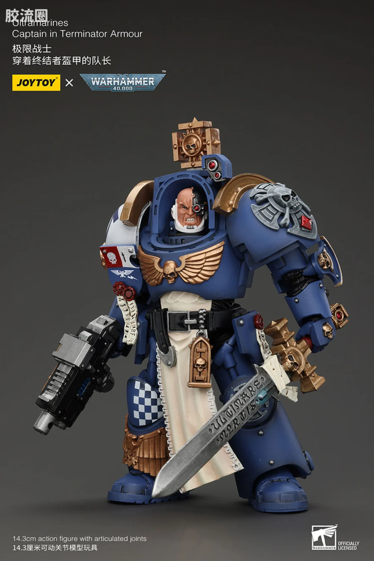 JOYTOY x 战锤40K 极限战士 战团 极限战士 终结者连长 - 图片