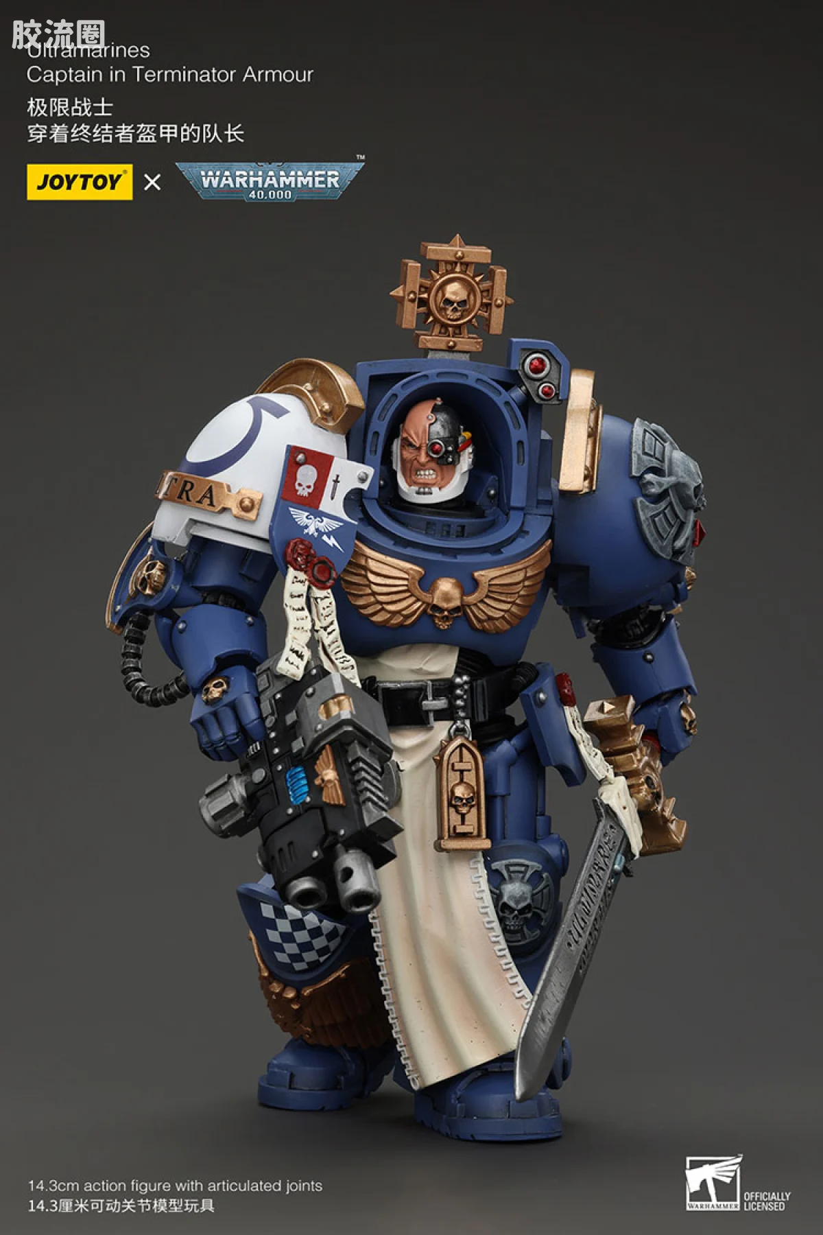 JOYTOY x 战锤40K 极限战士 战团 极限战士 终结者连长 - 图片