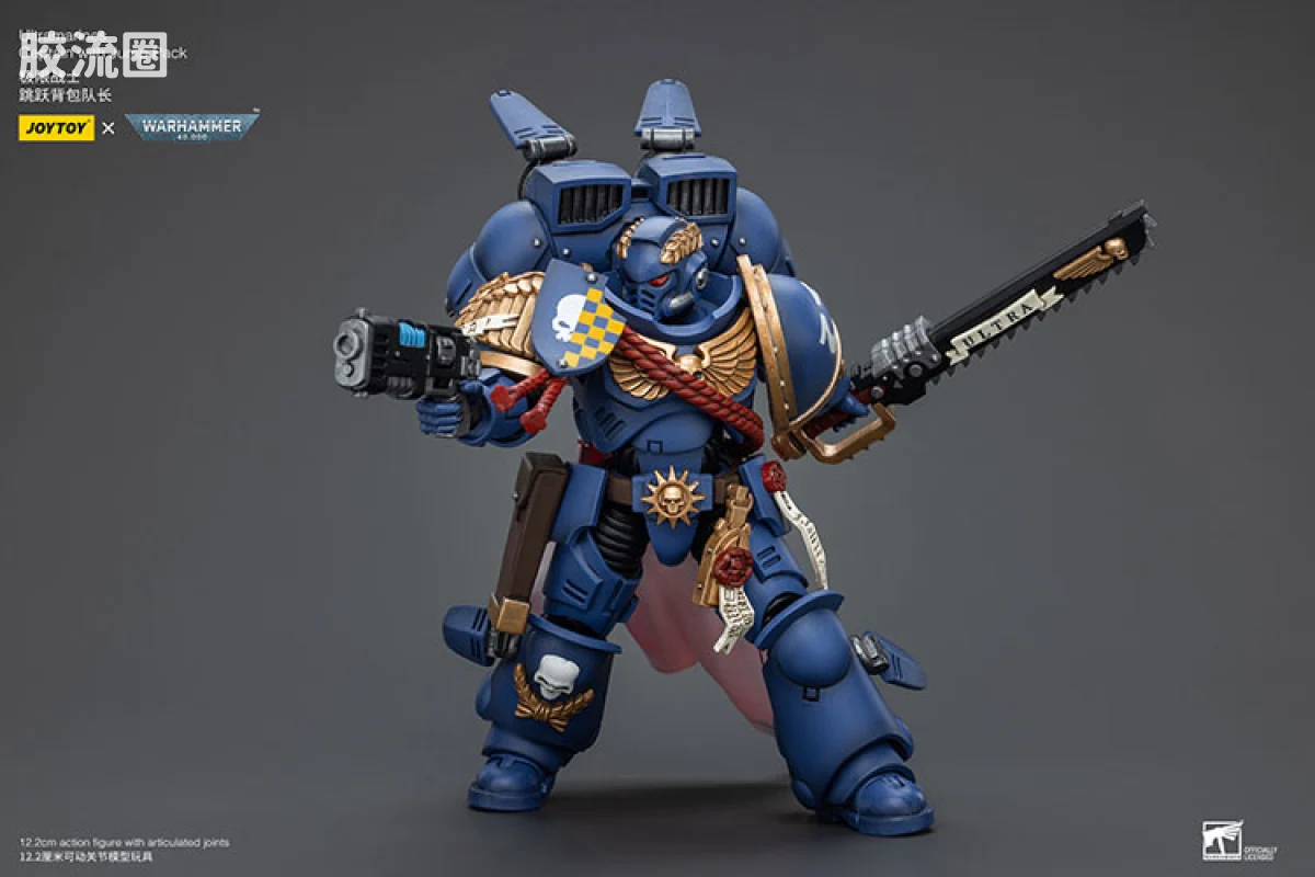 JOYTOY x 战锤40K 极限战士 战团 极限战士 跳跃背包队长 - 图片