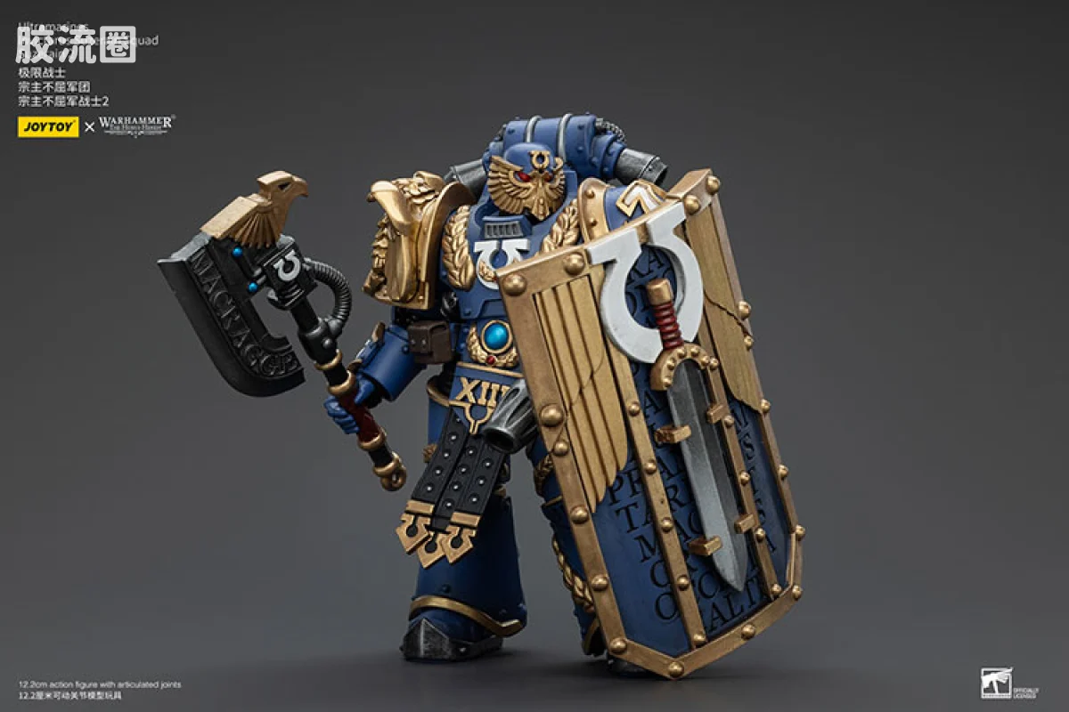 JOYTOY x 战锤40K 极限战士 战团 HH极限战士 常胜军（宗主不屈军团） - 图片