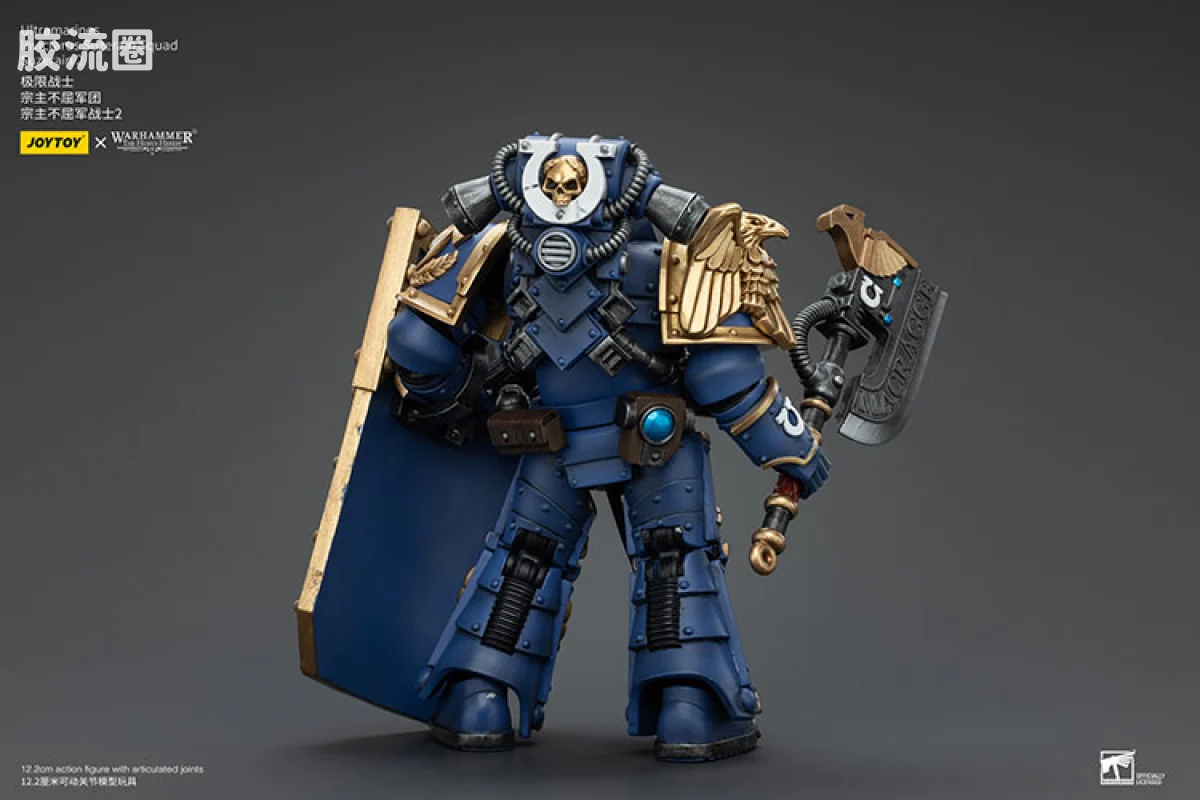 JOYTOY x 战锤40K 极限战士 战团 HH极限战士 常胜军（宗主不屈军团） - 图片
