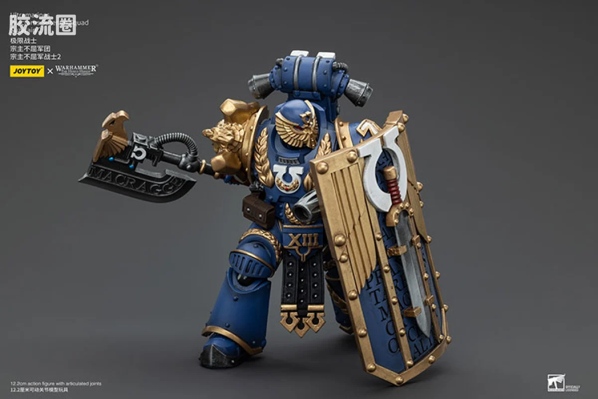 JOYTOY x 战锤40K 极限战士 战团 HH极限战士 常胜军（宗主不屈军团） - 图片