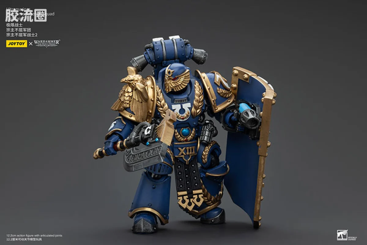 JOYTOY x 战锤40K 极限战士 战团 HH极限战士 常胜军（宗主不屈军团） - 图片