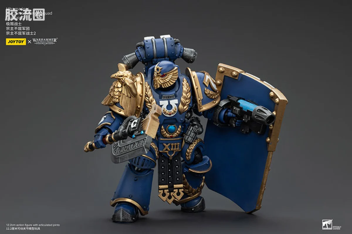 JOYTOY x 战锤40K 极限战士 战团 HH极限战士 常胜军（宗主不屈军团） - 图片