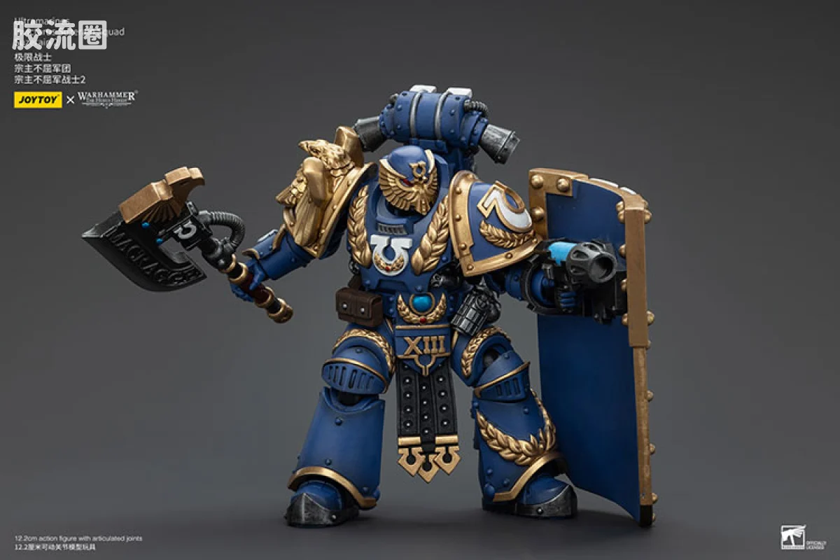 JOYTOY x 战锤40K 极限战士 战团 HH极限战士 常胜军（宗主不屈军团） - 图片