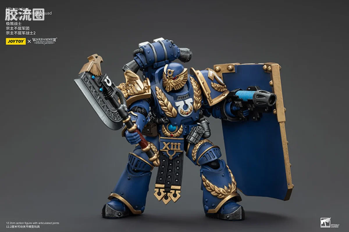 JOYTOY x 战锤40K 极限战士 战团 HH极限战士 常胜军（宗主不屈军团） - 图片