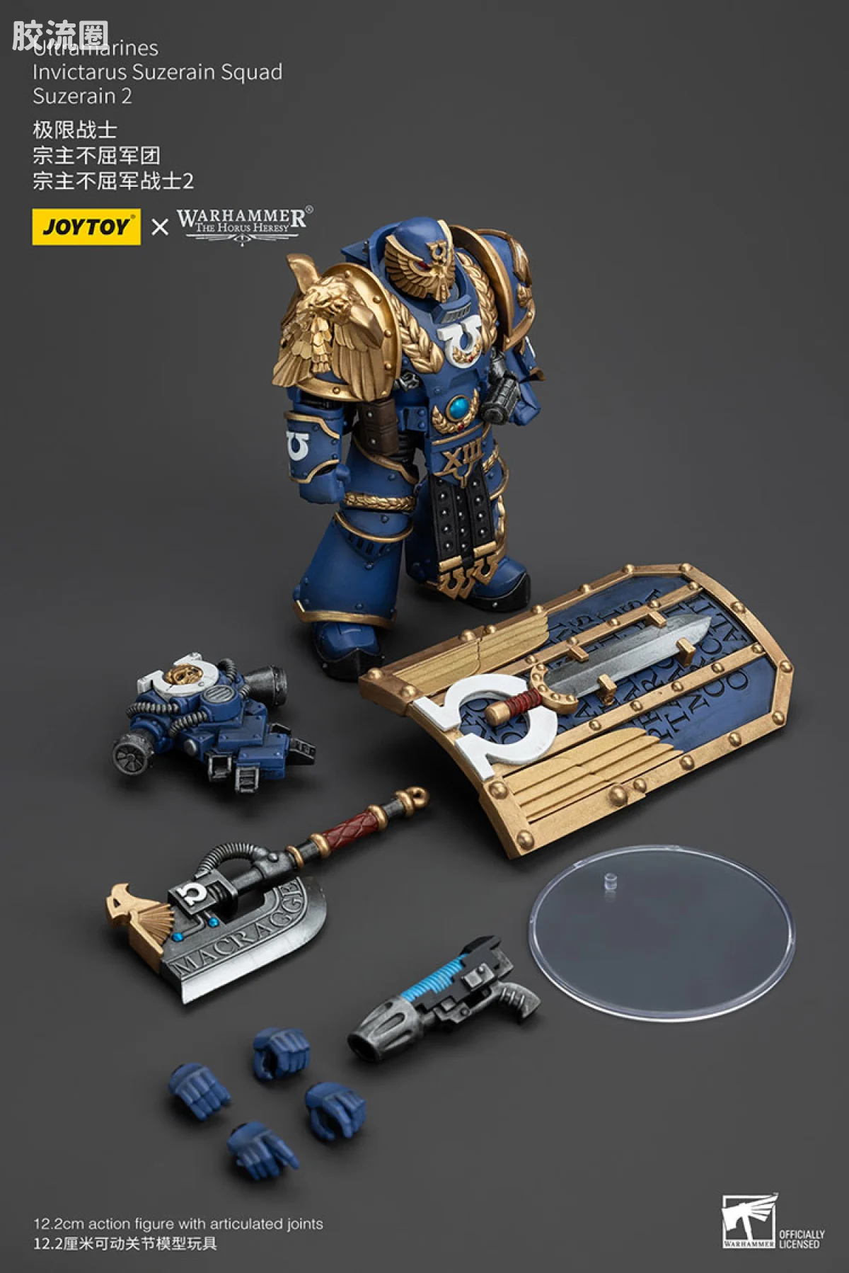 JOYTOY x 战锤40K 极限战士 战团 HH极限战士 常胜军（宗主不屈军团） - 图片