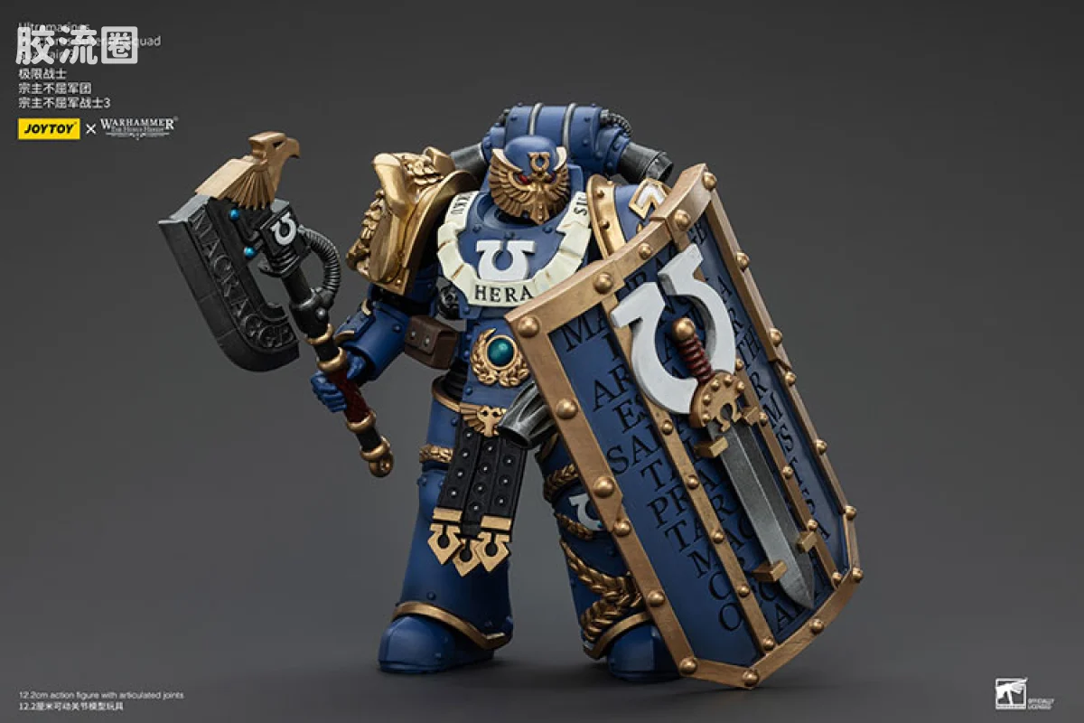 JOYTOY x 战锤40K 极限战士 战团 HH极限战士 常胜军（宗主不屈军团） - 图片