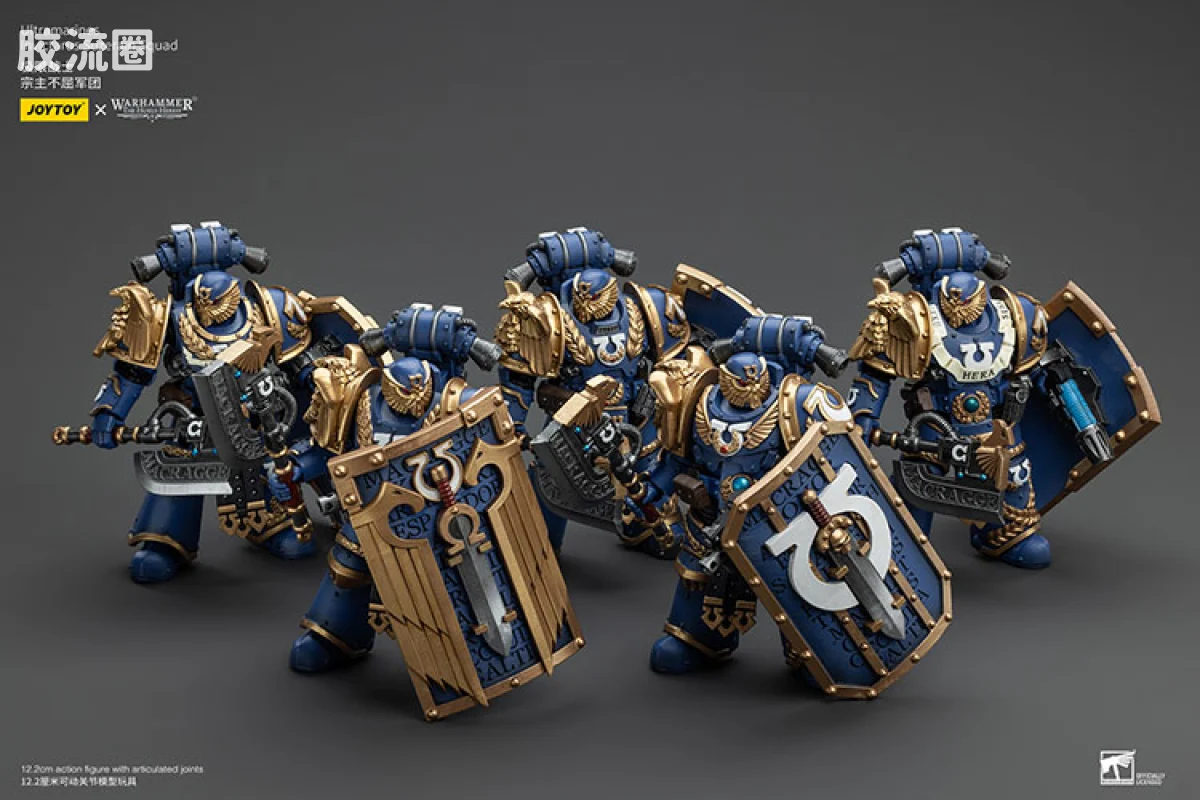 JOYTOY x 战锤40K 极限战士 战团 HH极限战士 常胜军（宗主不屈军团） - 图片