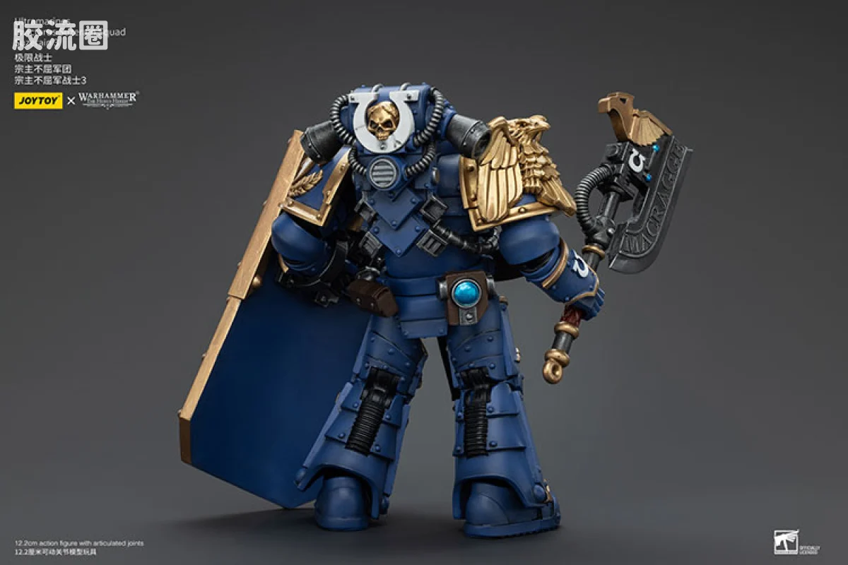 JOYTOY x 战锤40K 极限战士 战团 HH极限战士 常胜军（宗主不屈军团） - 图片
