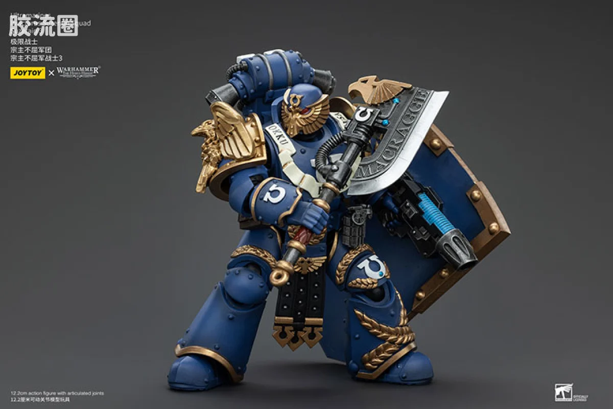 JOYTOY x 战锤40K 极限战士 战团 HH极限战士 常胜军（宗主不屈军团） - 图片