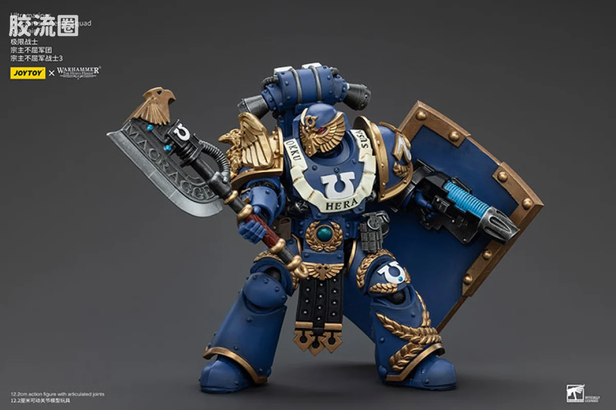 JOYTOY x 战锤40K 极限战士 战团 HH极限战士 常胜军（宗主不屈军团） - 图片