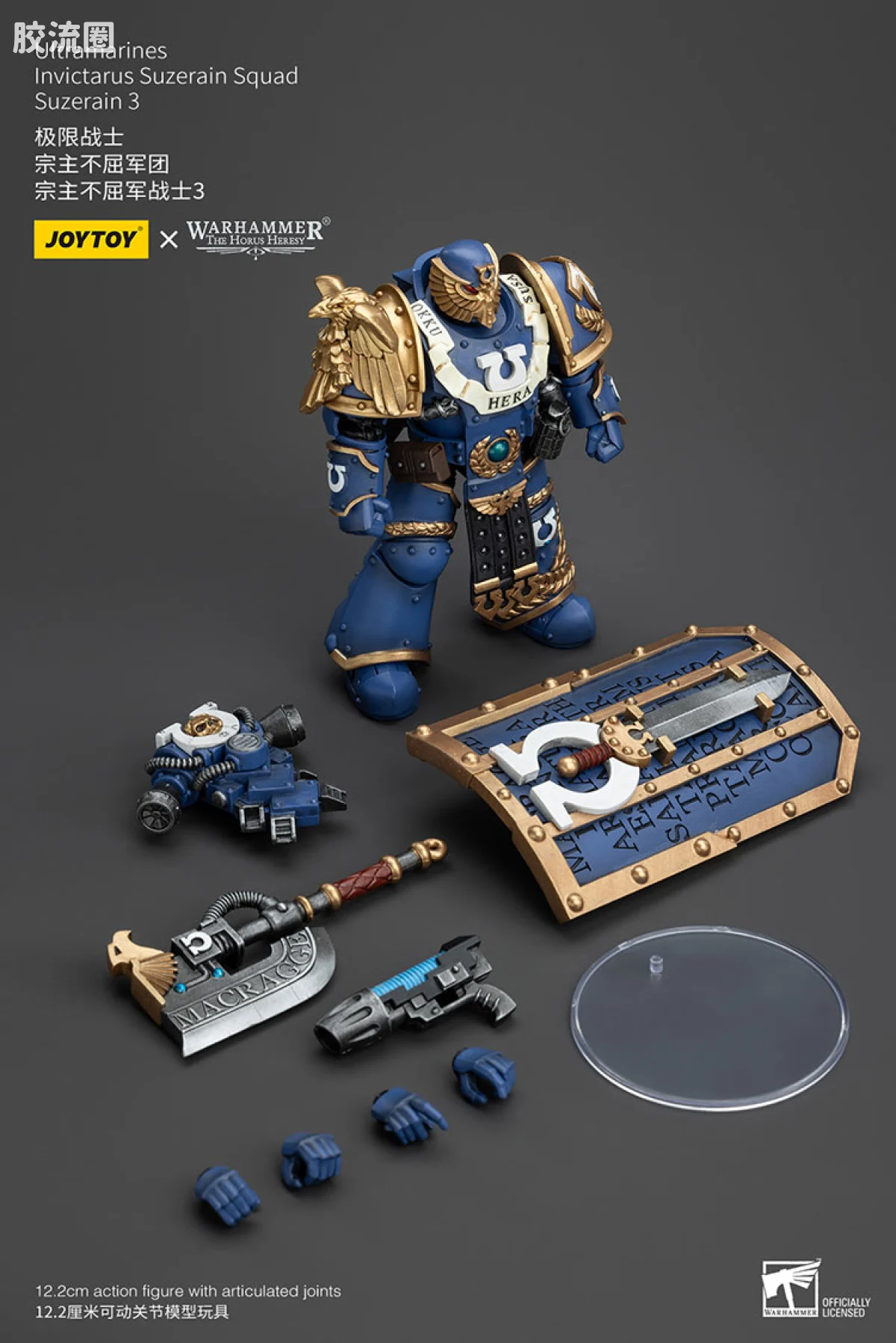 JOYTOY x 战锤40K 极限战士 战团 HH极限战士 常胜军（宗主不屈军团） - 图片