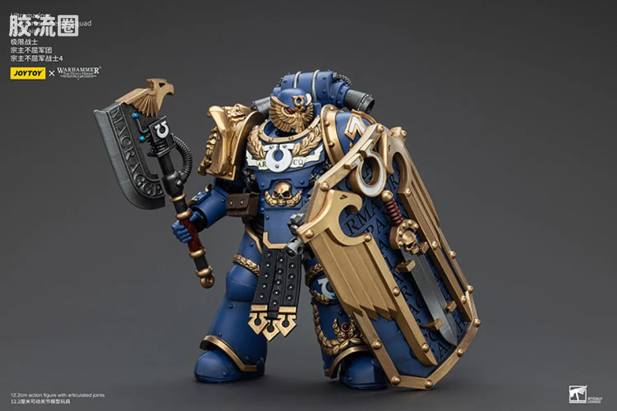 JOYTOY x 战锤40K 极限战士 战团 HH极限战士 常胜军（宗主不屈军团） - 图片