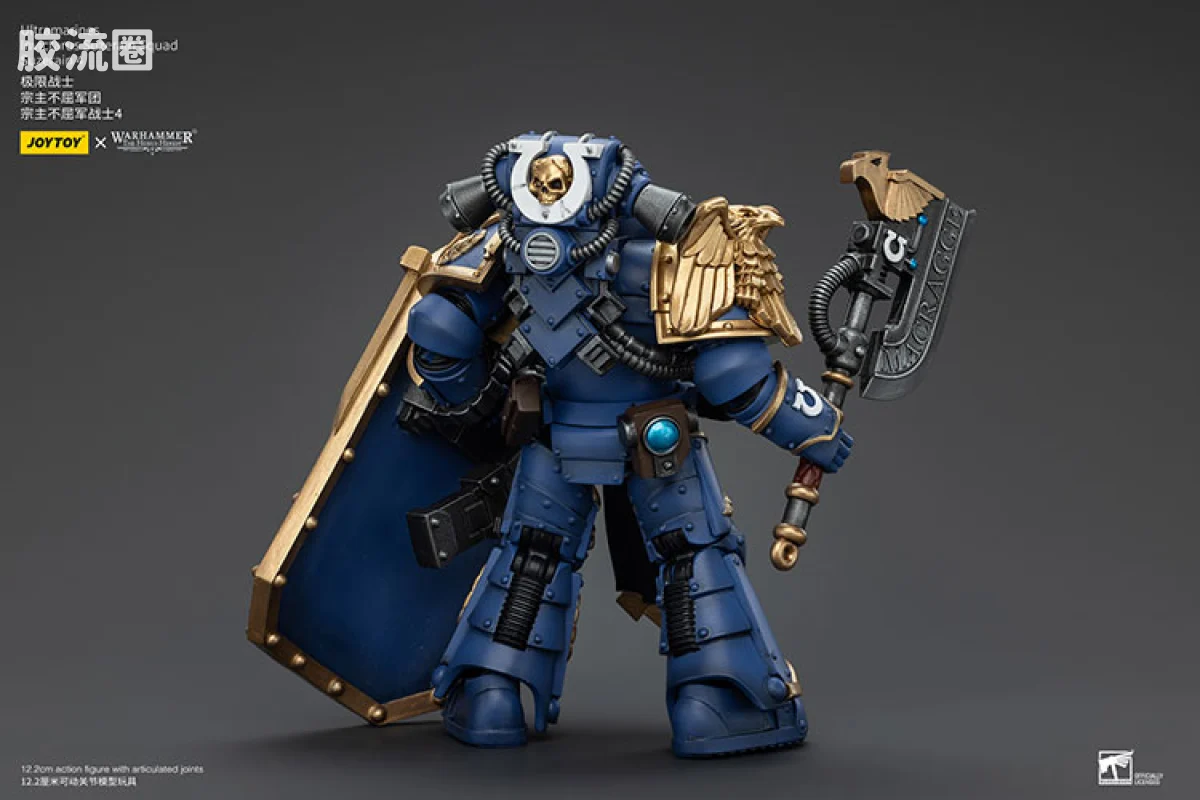 JOYTOY x 战锤40K 极限战士 战团 HH极限战士 常胜军（宗主不屈军团） - 图片
