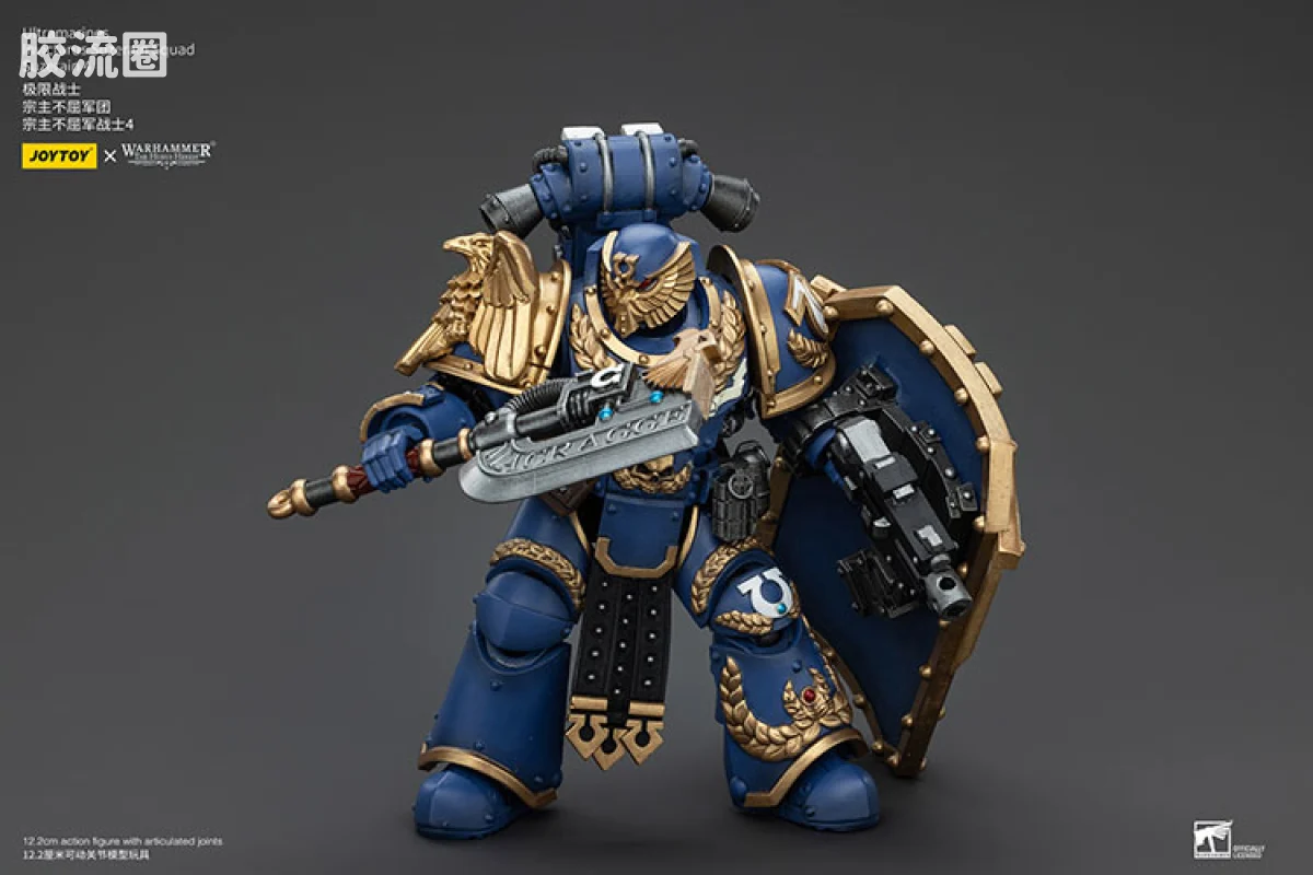JOYTOY x 战锤40K 极限战士 战团 HH极限战士 常胜军（宗主不屈军团） - 图片
