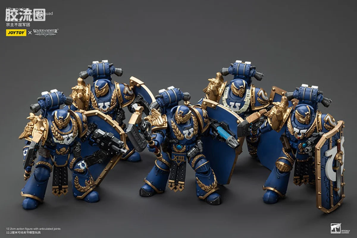 JOYTOY x 战锤40K 极限战士 战团 HH极限战士 常胜军（宗主不屈军团） - 图片