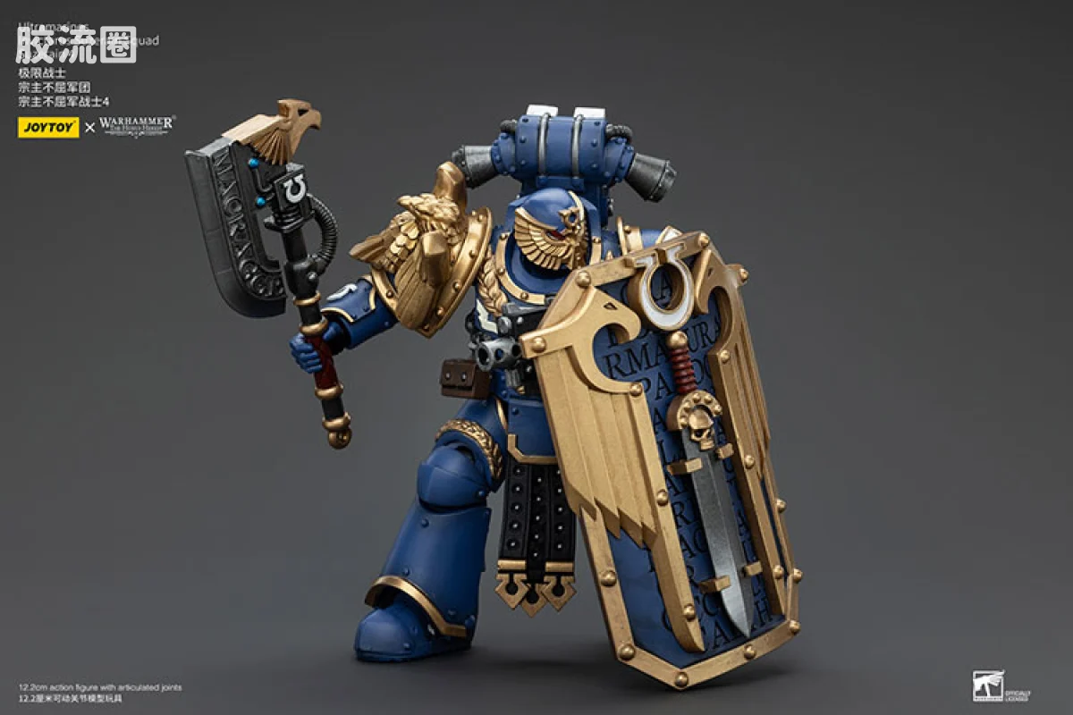 JOYTOY x 战锤40K 极限战士 战团 HH极限战士 常胜军（宗主不屈军团） - 图片
