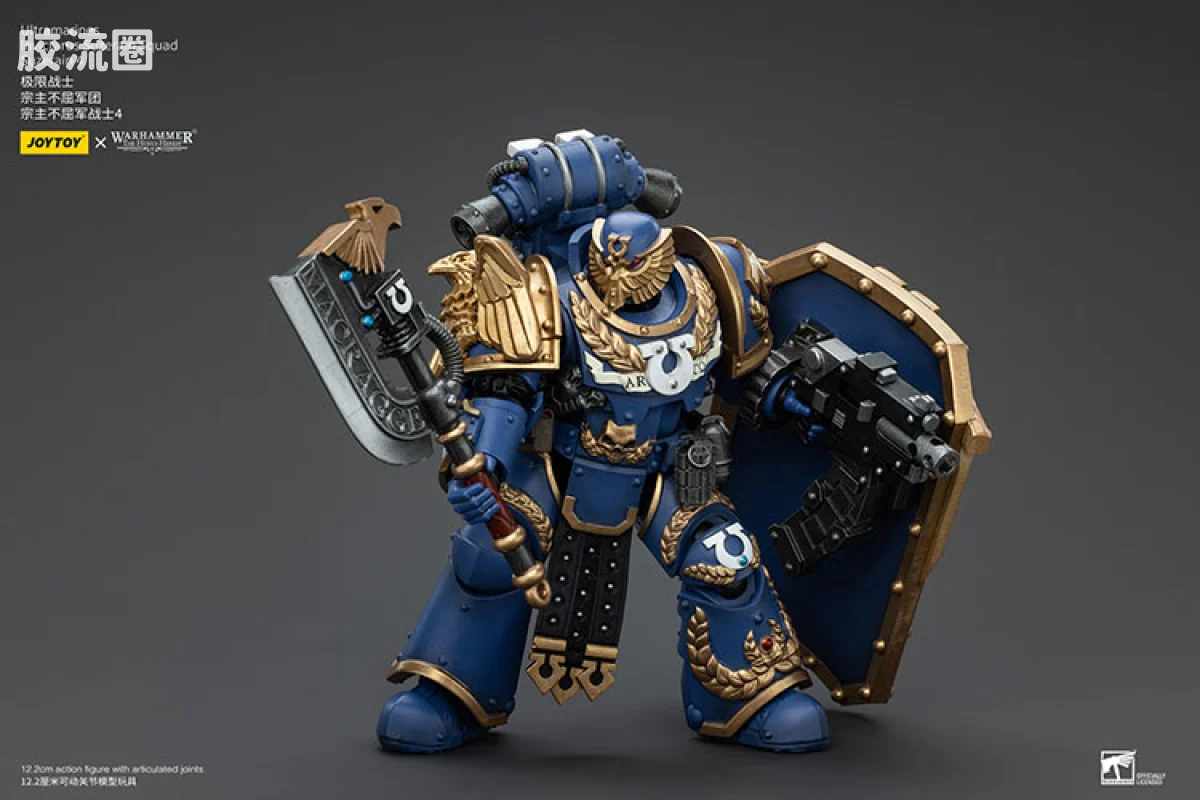 JOYTOY x 战锤40K 极限战士 战团 HH极限战士 常胜军（宗主不屈军团） - 图片
