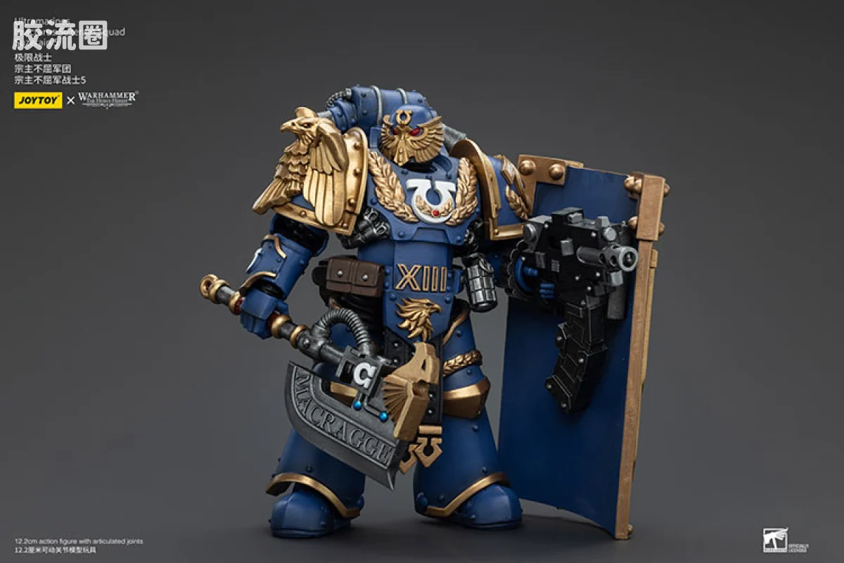 JOYTOY x 战锤40K 极限战士 战团 HH极限战士 常胜军（宗主不屈军团） - 图片