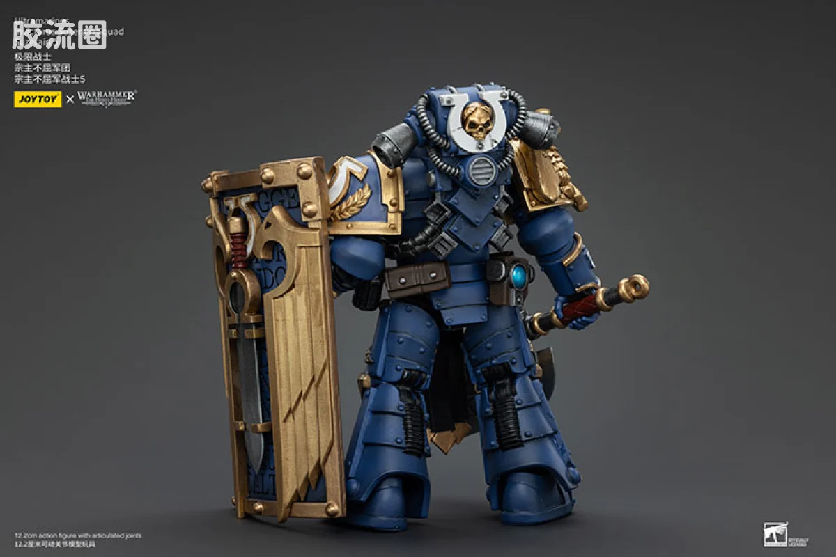 JOYTOY x 战锤40K 极限战士 战团 HH极限战士 常胜军（宗主不屈军团） - 图片