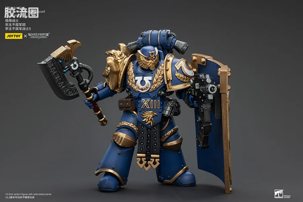 JOYTOY x 战锤40K 极限战士 战团 HH极限战士 常胜军（宗主不屈军团） - 图片