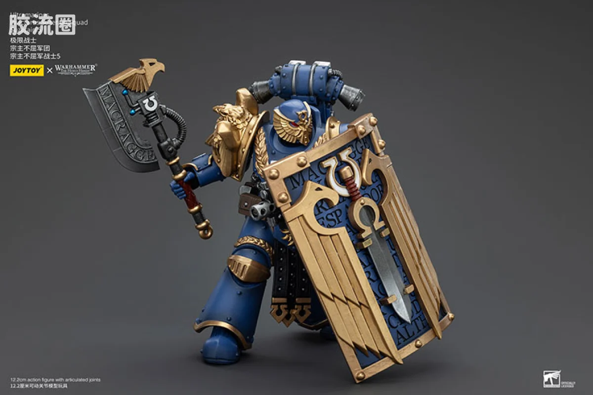 JOYTOY x 战锤40K 极限战士 战团 HH极限战士 常胜军（宗主不屈军团） - 图片