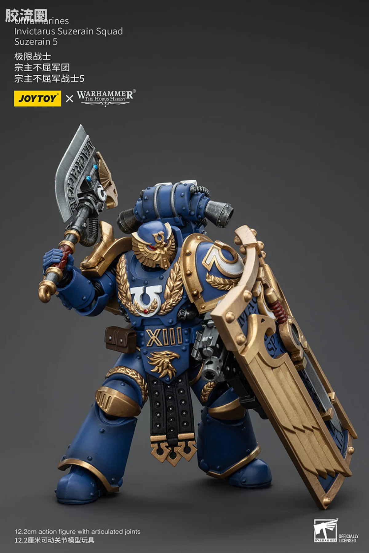 JOYTOY x 战锤40K 极限战士 战团 HH极限战士 常胜军（宗主不屈军团） - 图片